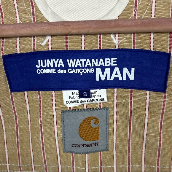 Junya Watanabe MAN X Carhartt Oxford/Canvas Chore Coat Men’s S AD2017 CDG VGC - Picture 6 of 12